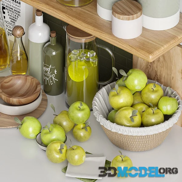 kitchen accessories 011 3D model