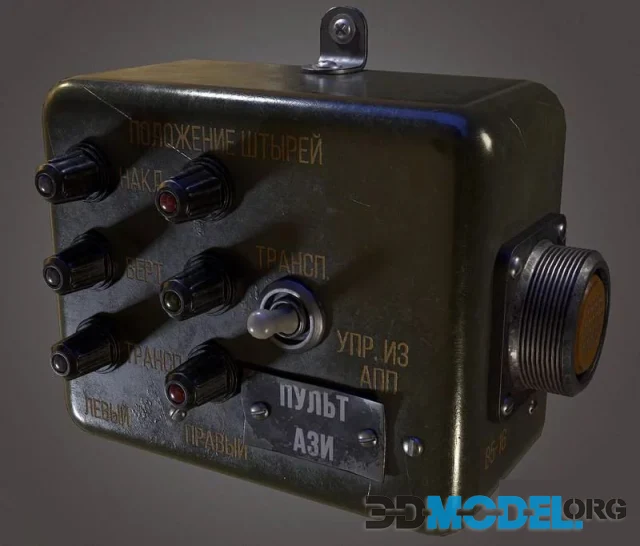Old Soviet control panel (PBR)