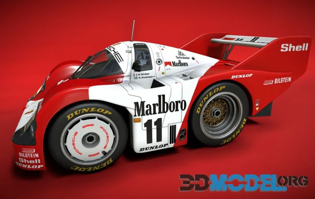 Porsche 956 Choro-Q Marlboro (PBR)