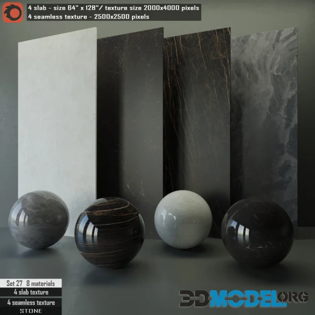 Stone Slab Seamless texture Set 27