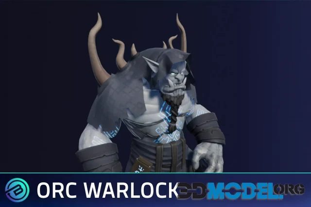 Stylized Orc Warlock - RPG NPC + Stylized Orc Hunter