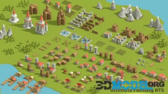 Ultimate Fantasy RTS Pack Low Poly
