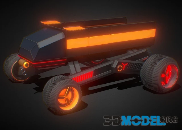 VRS V2 SDC-futuristic all terrain vehicle (PBR)