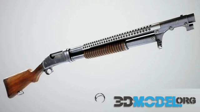 Winchester Model 1897 Trench Gun – Gameready (PBR)