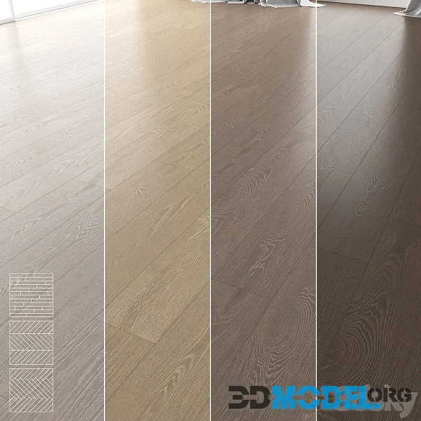 Wood Floor Set 20 Hi-Poly