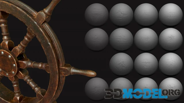 ZBrush - Wood Surface Vol. 1