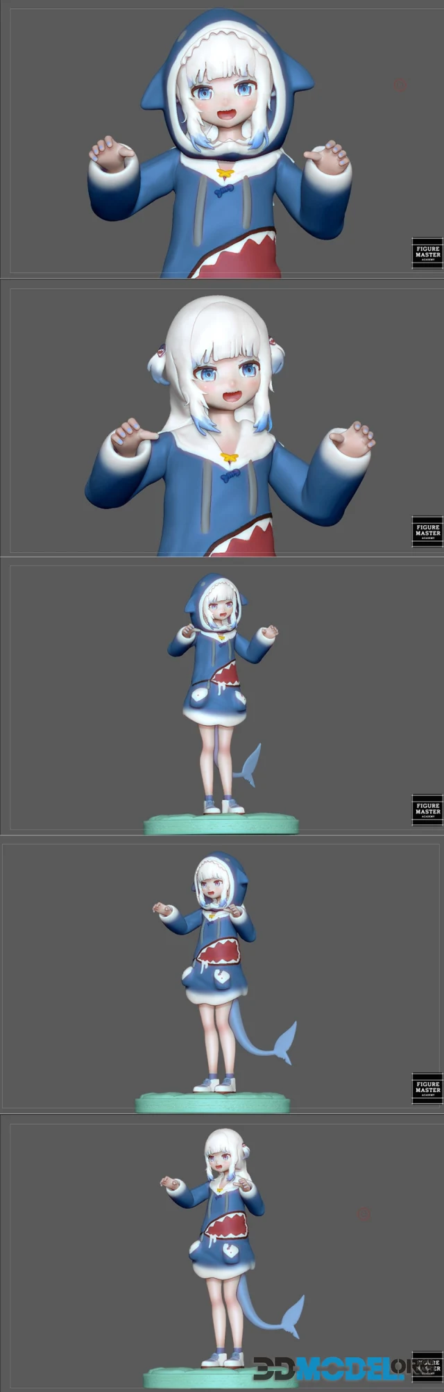 Figuremaster - Gawr Gura – Printable
