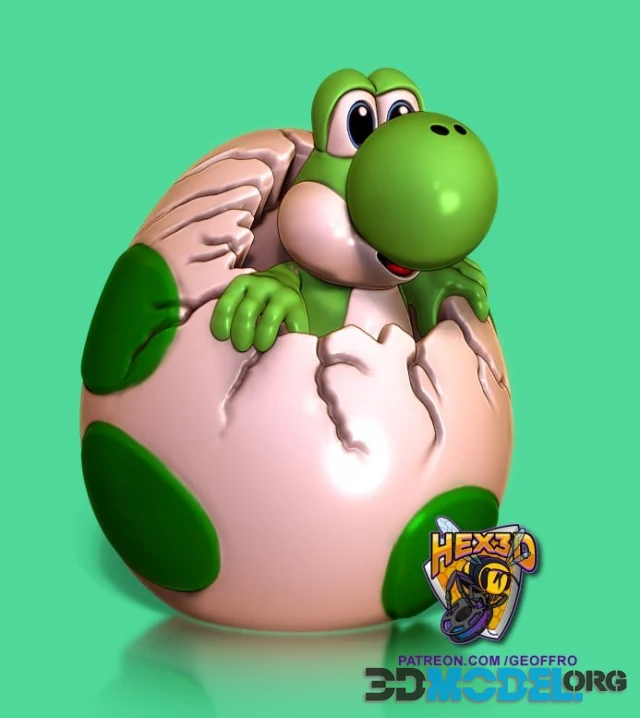 Hex3D - Yoshi Easter egg – Printable