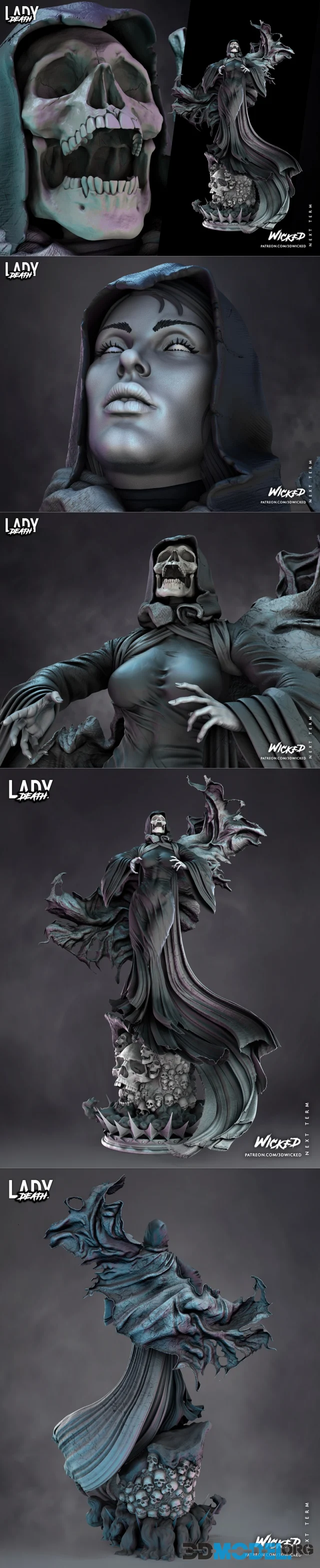 WICKED - Lady Death Sculpture – Printable