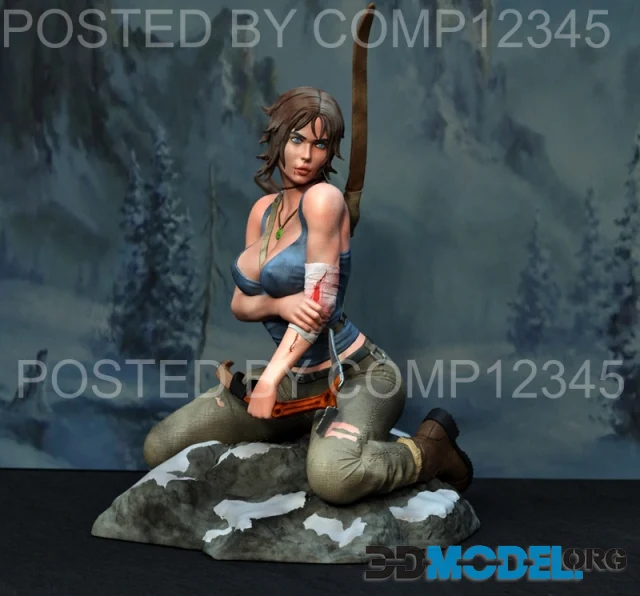 Lara Croft from Tomb Raider – Printable