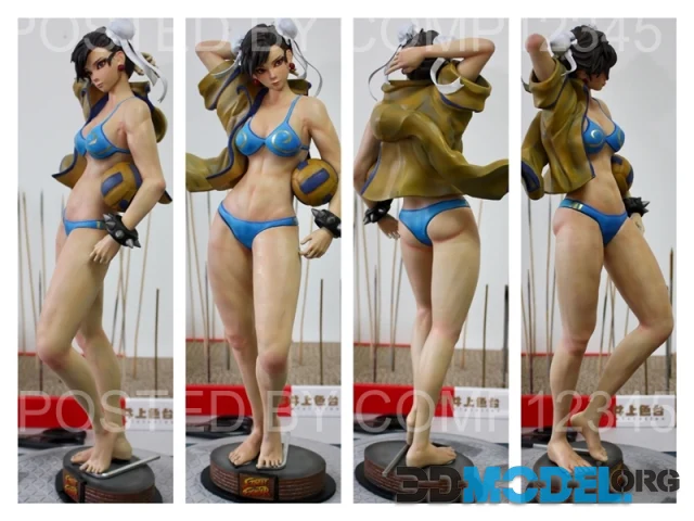Chun Li Beach Nude Version – Printable