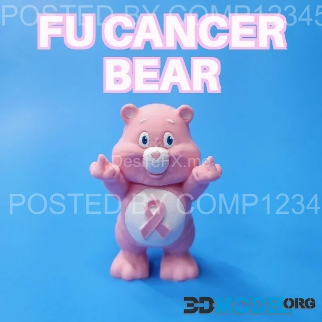 FU Cancer Bear – Printable