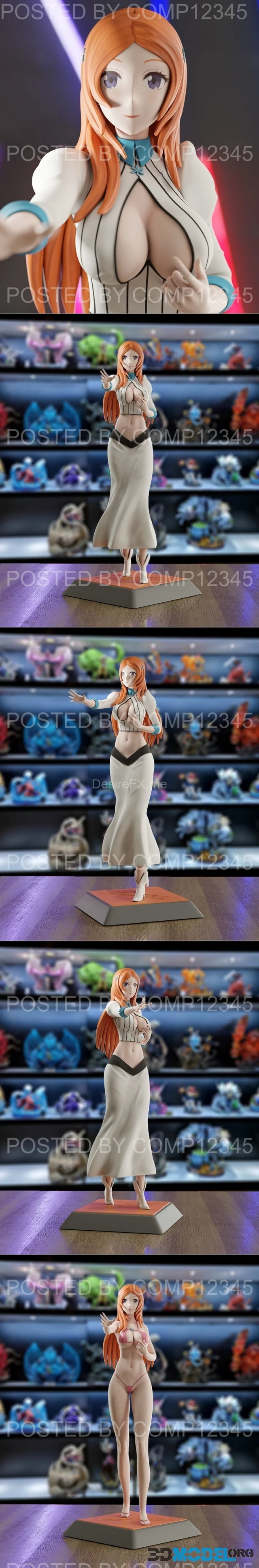 3D Model – Orihime Inoue - Bleach with NSFW version – Printable