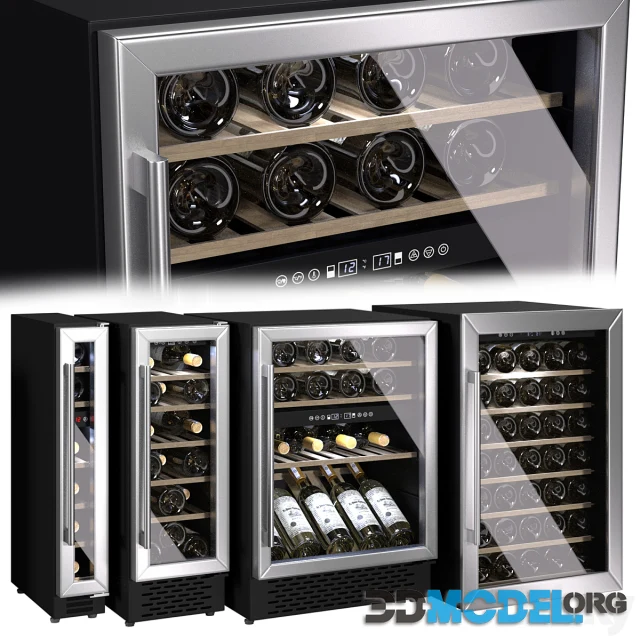 A set of wine cabinets (refrigerators) from Innocenti