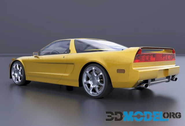 3d Model – Acura (honda) Nsx 1997 (pbr)