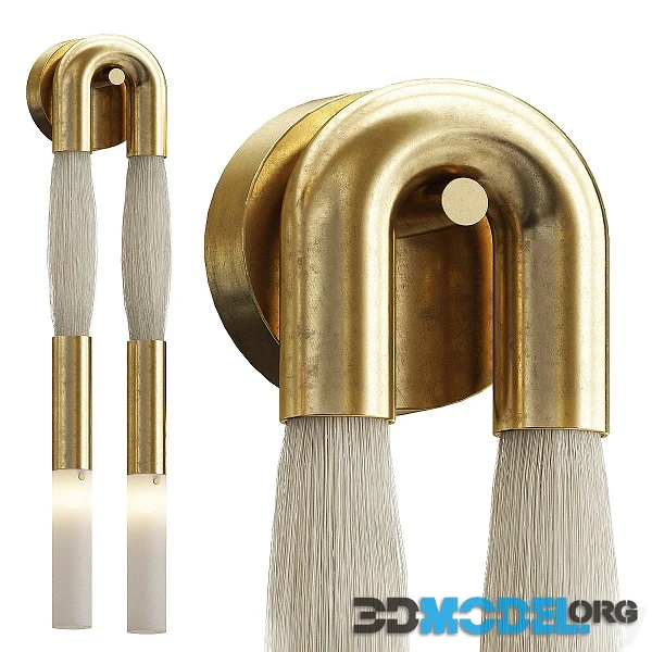 Apparatus Horsehair Wall Lamp