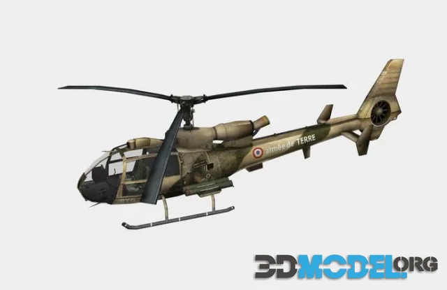 Arospatiale Gazelle Helicopter (PBR)