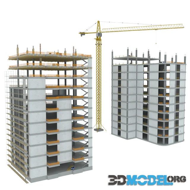 Construction Buildings Crane