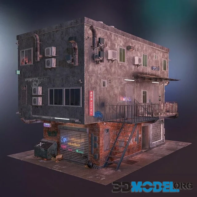 Cyberpunk house