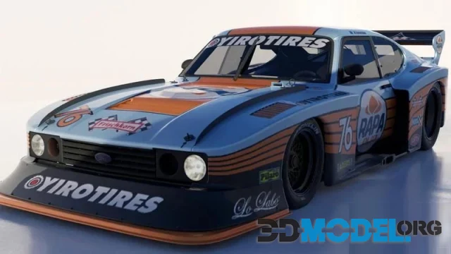 3D Model – Ford Capri Group B (PBR)