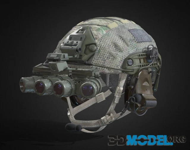 GPNVG-18 & Helmet 3D (PBR)