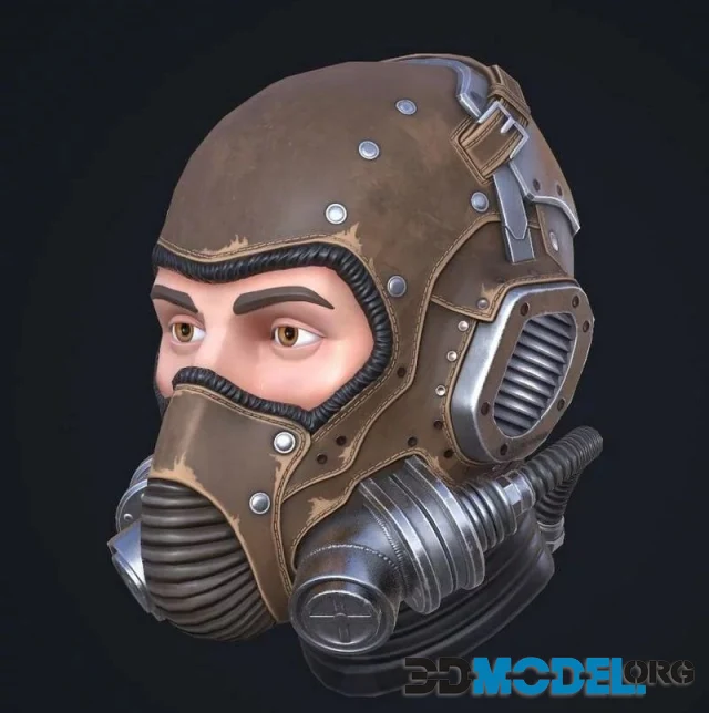 Leather Mask Sci-fi (PBR)