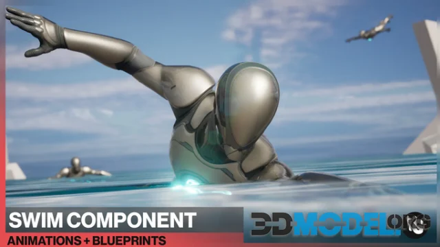 Swim Component : 150 Animations + Blueprints