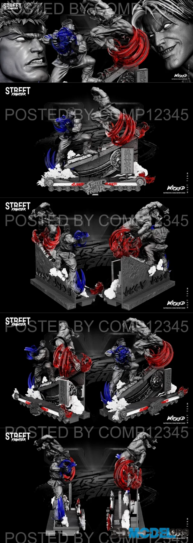 WICKED - Street Fighters Diorama – Printable