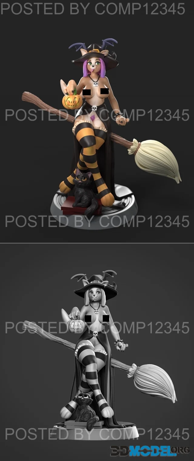 Furry Witch – Printable