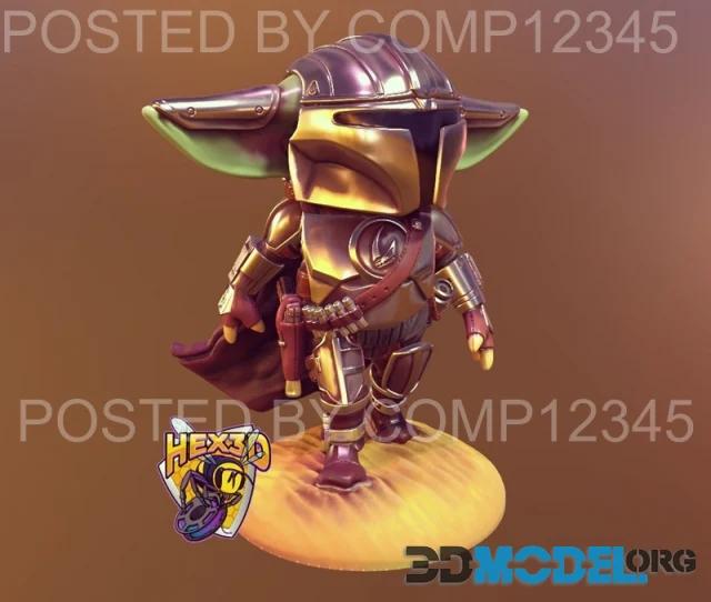 Hex3D - Grogulorian Uncut – Printable