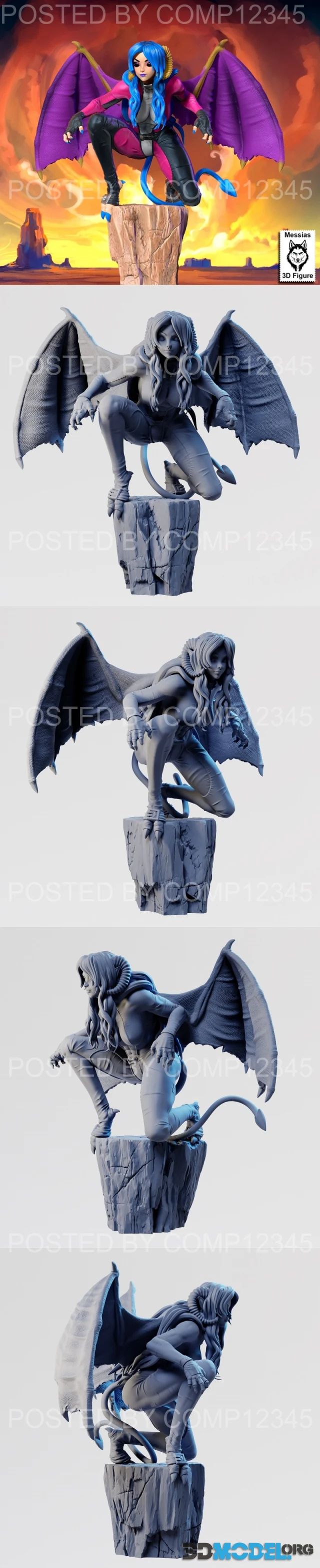 Messias 3D Figure - Succubus – Printable
