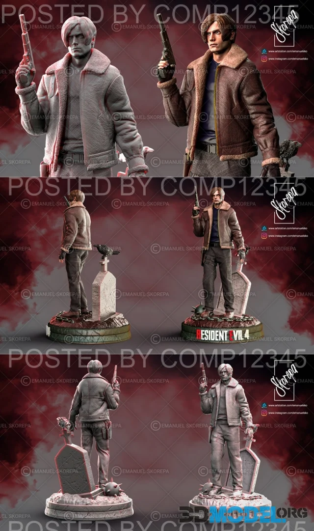 Leon Kennedy RE4 – Printable