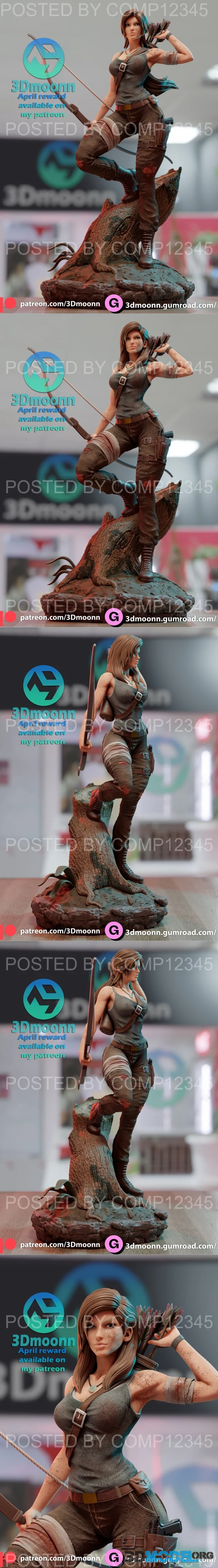 Lara Croft - 3DMoonn – Printable