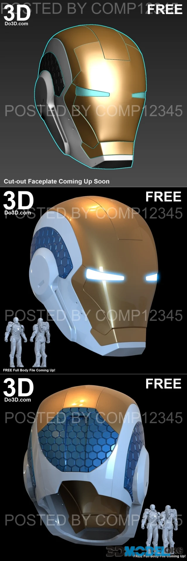Iron Man MK 39 Helmet – Printable