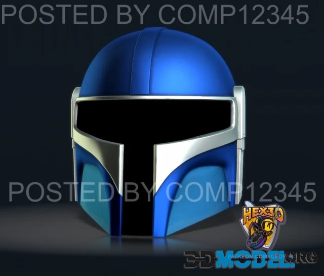 Hex3D - Mando Youngling Helmet – Printable