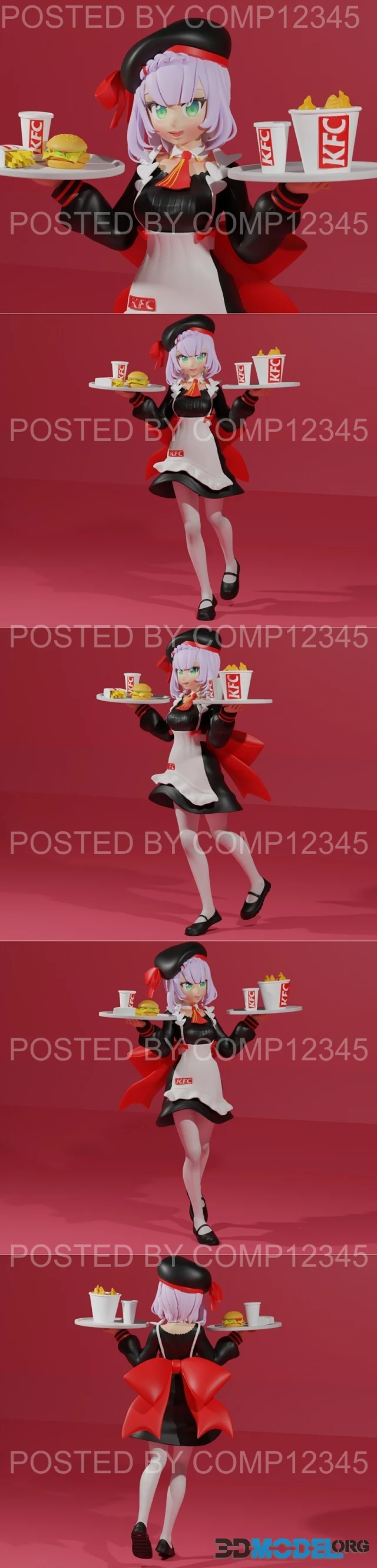 Noelle genshin impact KFC – Printable