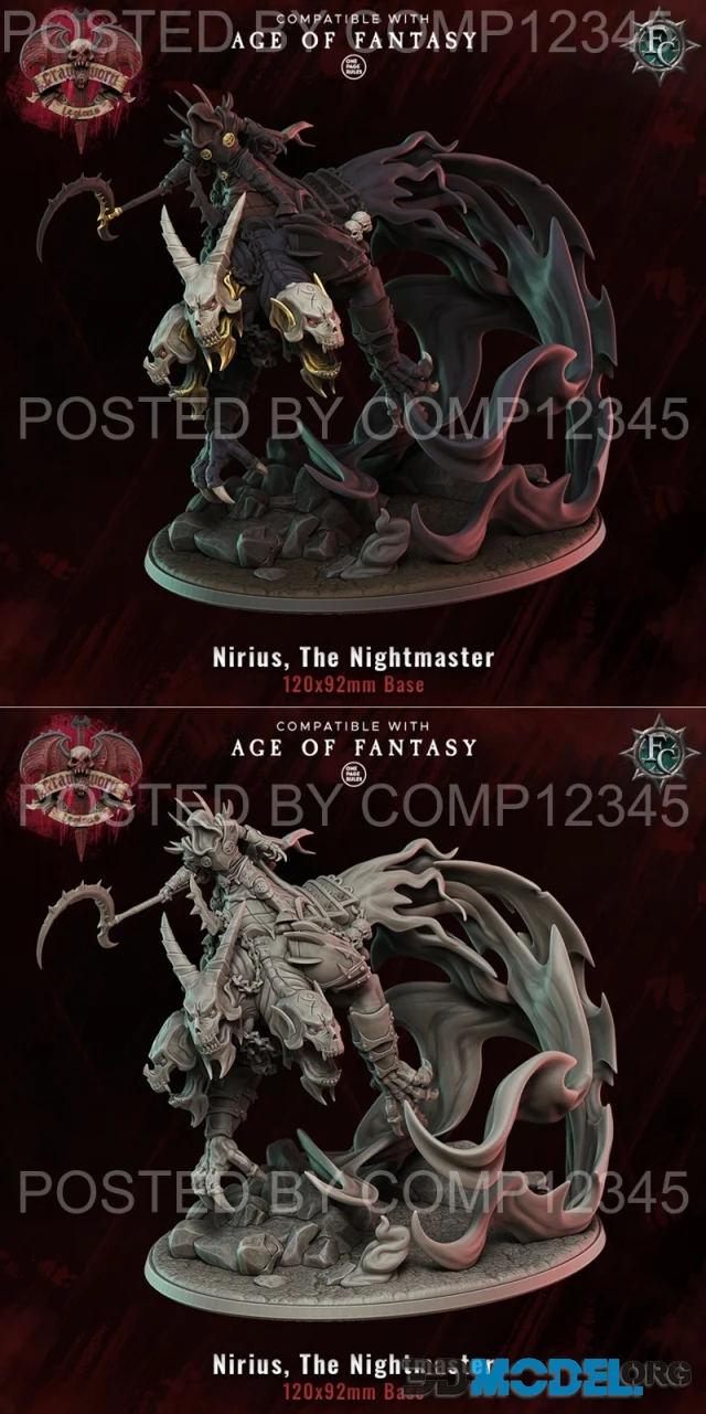 Nirius, the Nightmaster – Printable