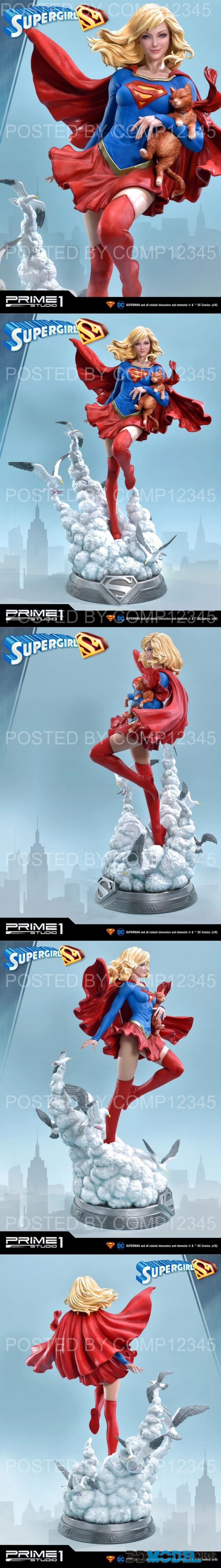 Prime 1 Studio - Supergirl Statue – Printable