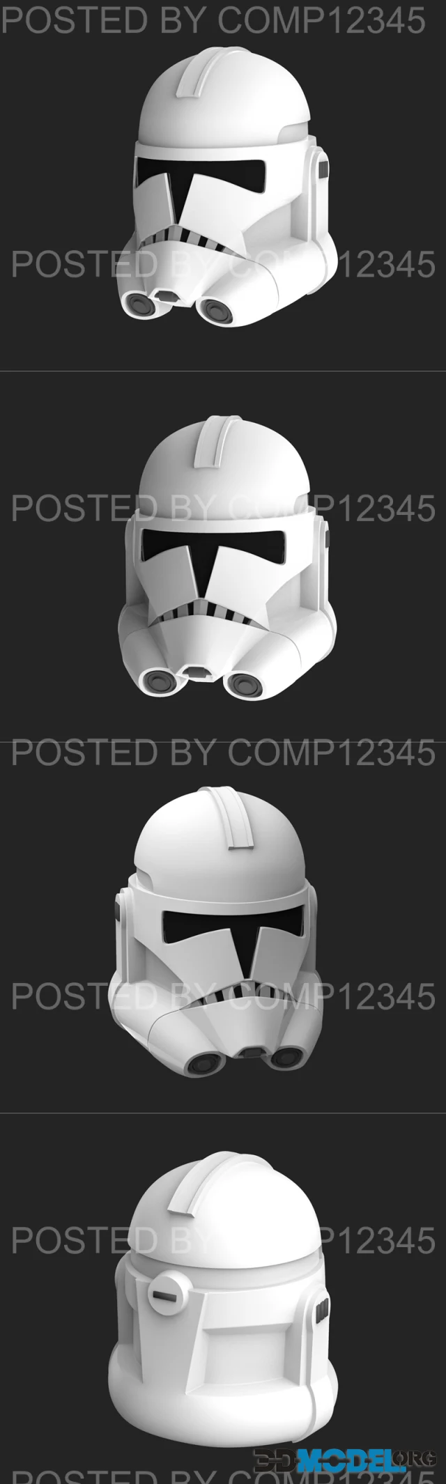 Clone Trooper Helmet TCW Phase 2 – Printable