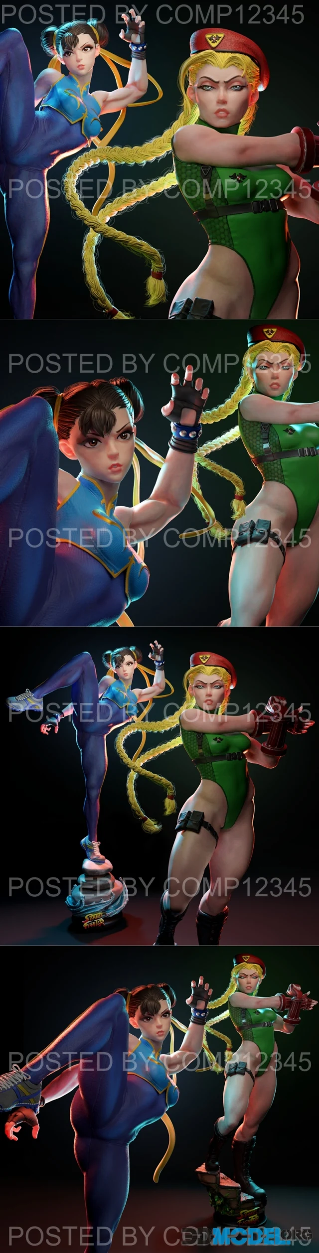 Vinicius Cardoso - Chun-li and Cammy – Printable