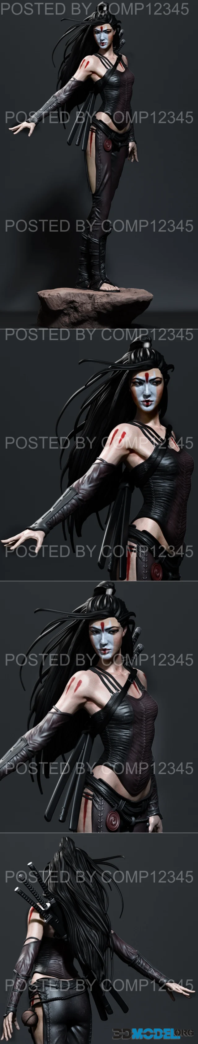 Asian Warrior - Luis Royo – Printable