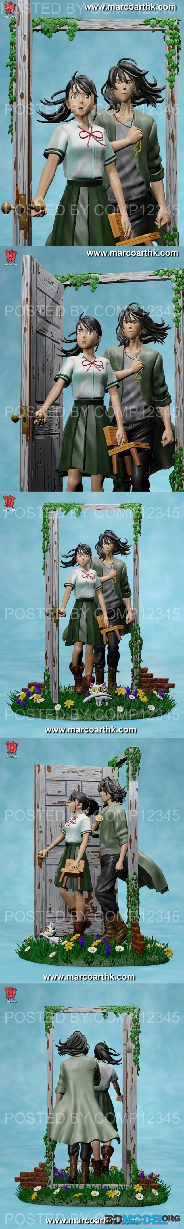 Macro Art - Suzume no Tojimari - Suzume – Printable