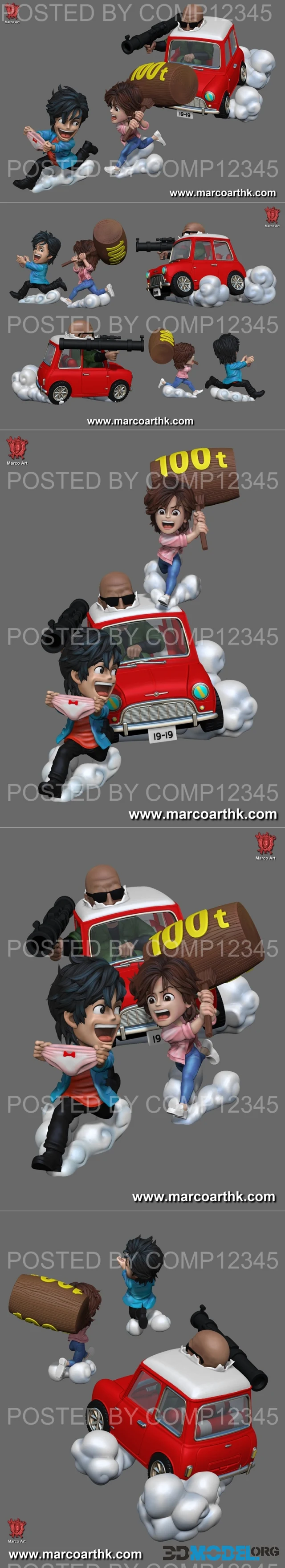Marco Art - Q City Hunter – Printable