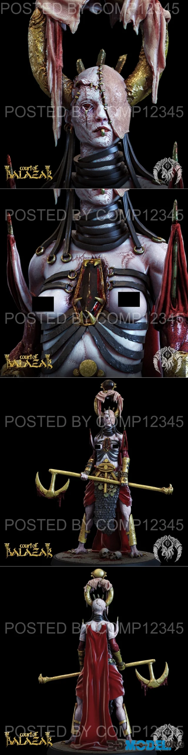 Bestiarum Miniatures - General Atraxes – Printable
