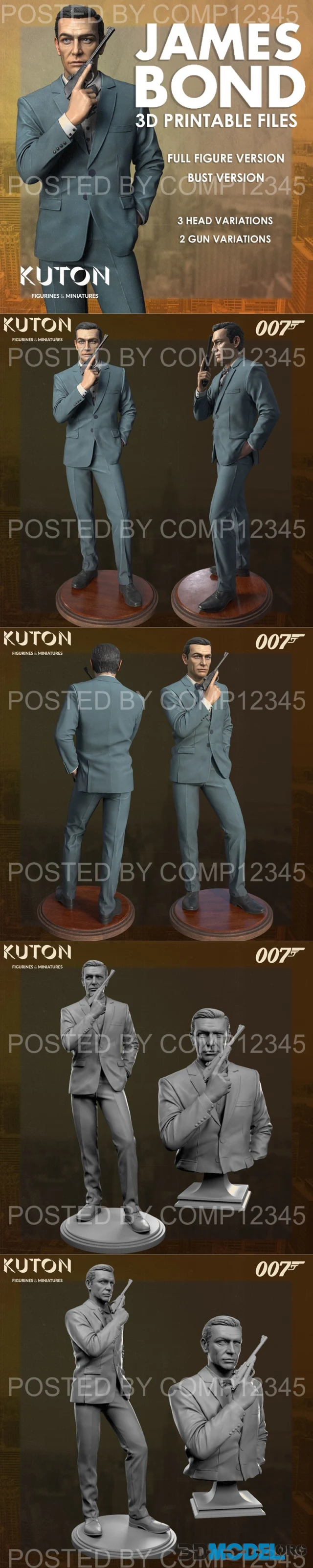KUTON - Sean Connery 007 – Printable
