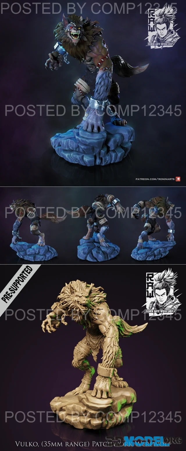 Monster Vulko – Printable
