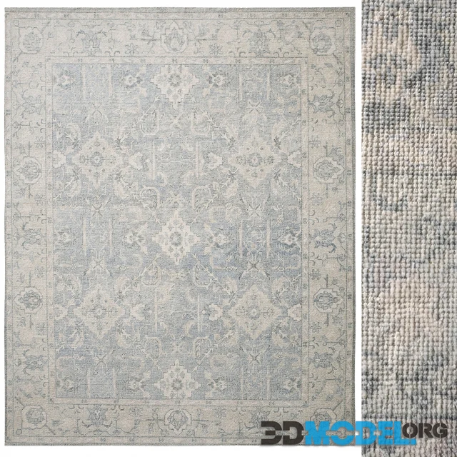 Allegra Hand Knotted Wool Rug