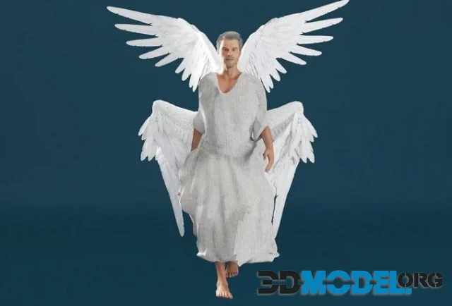 3D Model – Angel (PBR)
