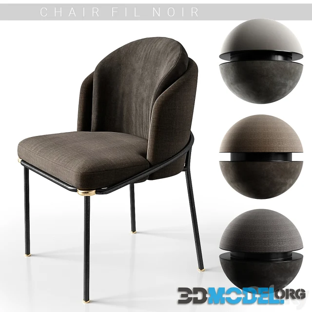 Chairs Minotti Fil Noir