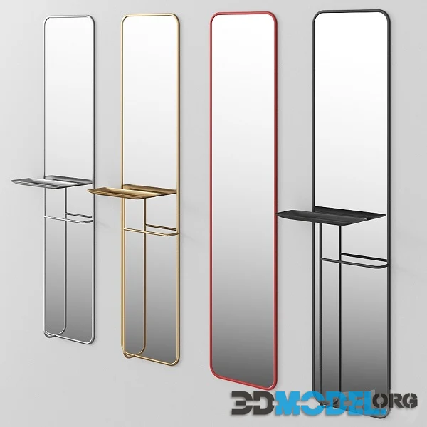 CONCIERGE By Caussa Mirror With Stand